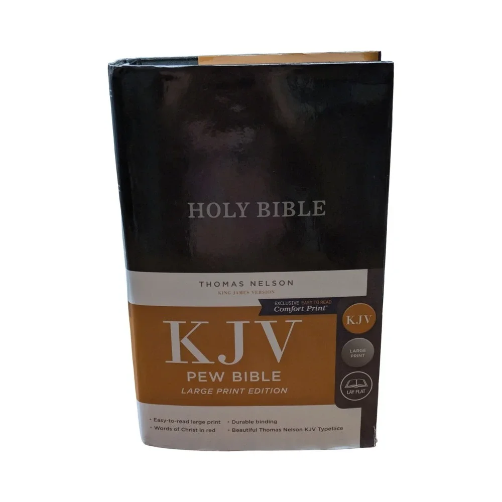 Holy‎ Bible King James Version Pew Bible Large Print Edition By Thomas Nelson